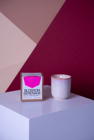 Copa Alto - scented candle "Black Pomegranate" pink