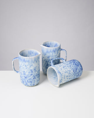 Almada - Jug blue speckled