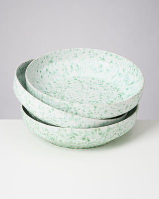 Almada - fruit bowl green speckled