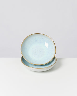 Areia - Mini Plate deep azure with gold rim