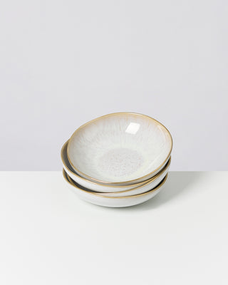 Areia - Mini plate deep sand with gold rim