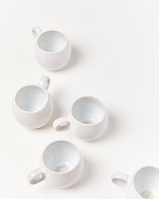 Areia - Set of 4 Mugs big white