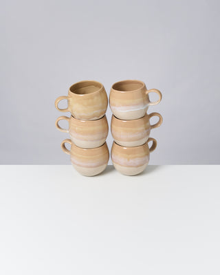 Bica 6er Set Tasse groß sand