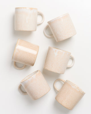 Cordoama 6er Set Tasse groß sand