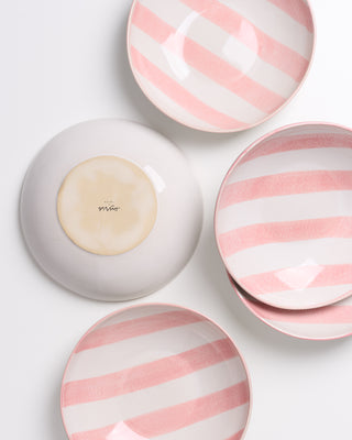 Costeira - Pastabowl pink white striped