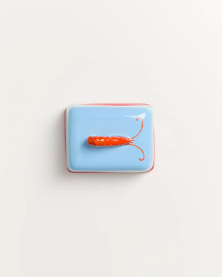 Motel a Miio x Isis-Maria Brisa butter dish blue red