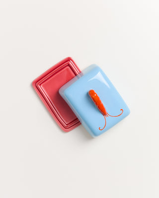 Motel a Miio x Isis-Maria Brisa butter dish blue red