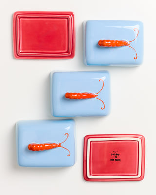 Motel a Miio x Isis-Maria Brisa butter dish blue red