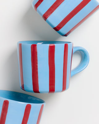 Motel a Miio x Isis-Maria Brisa mug blue red striped