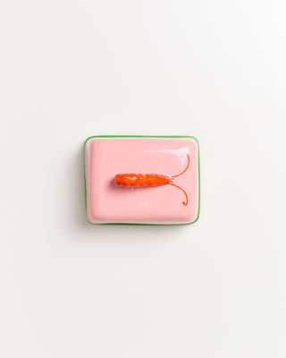 Motel a Miio x Isis-Maria Brisa butter dish pink green