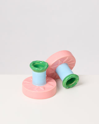 Motel a Miio x Isis-Maria Brisa Candleholder pink blue