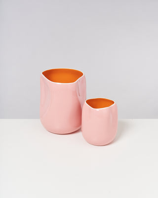 João vase L rose orange