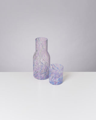 Joia - Glass large drops blue lilac