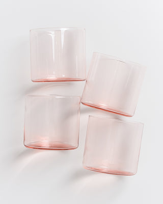 Joia 4er Set Glas klein pink opal