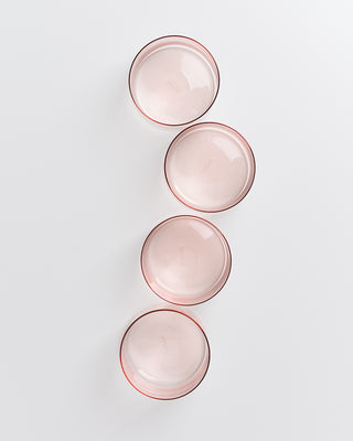 Joia 4er Set Glas klein pink opal