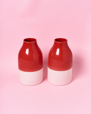 Marisa - Vaso rosa e rosso