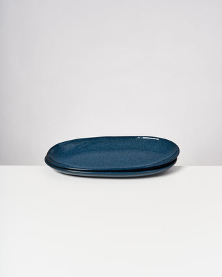 Melides - Serving Platter L navygreen