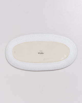 Melides - Serving platter L white