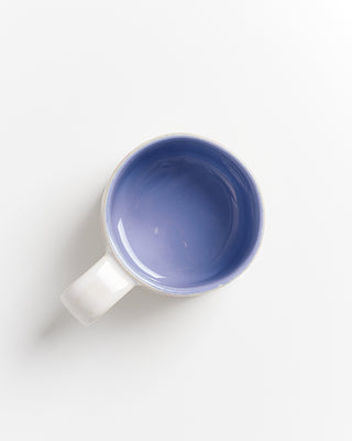 Nódoa Tasse blau mit rosa Punkten