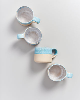 Nódoa - Set of 4 Mugs Blue dipped