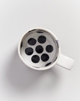 Nódoa 4er Set Tasse schwarze Punkte