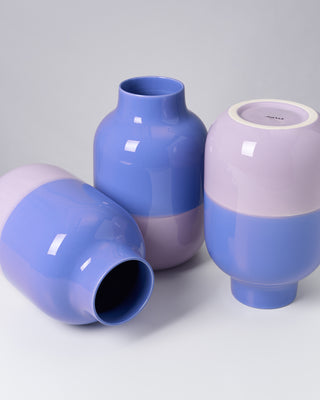 Nuno Vase L - cornflower lilac