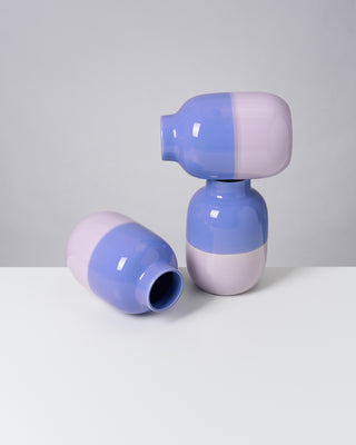 Nuno Vase M cornflower lilac