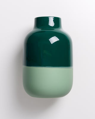 Nuno vase L - darkgreen sage