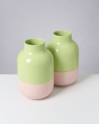 Nuno Vase L lime rosé