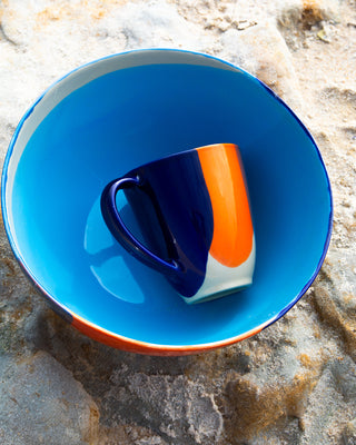 Pintor - Servingbowl blue orange