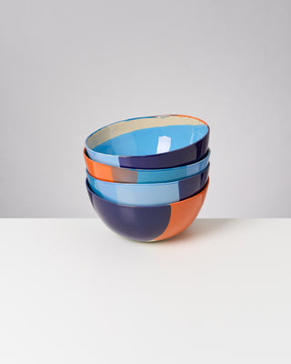 Pintor - Servingbowl blue orange