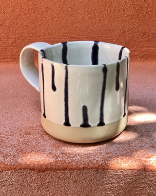 Nódoa 4er Set Tasse weiß blau