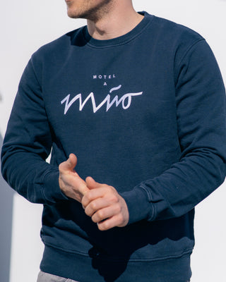 Sweatshirt Men navy weiß