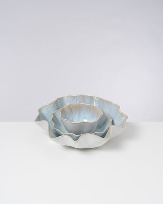 Areia Shell - Servingbowl azure