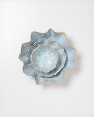 Areia Shell - Servingbowl azure