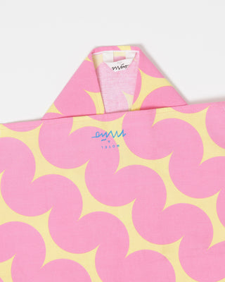 Dishtowel pink yellow