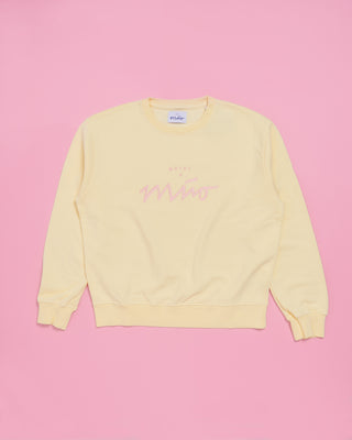 Sweatshirt Women gelb rosé