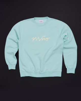 Sweatshirt Men aqua gelb